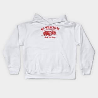 Vintage wrecking junk yard dogs Kids Hoodie